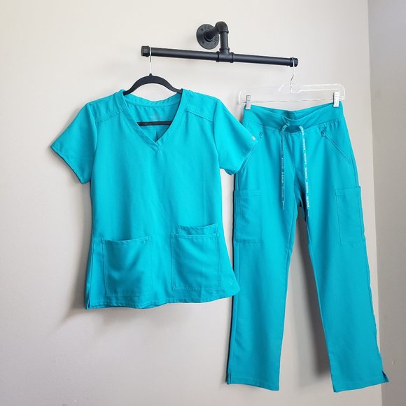 Med Couture Tops Med Couture Insight Collection Teal Modern